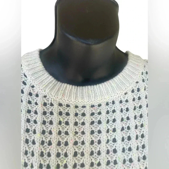 Cotton By Autumn cashmere cream with neon frekles vest top size Small used - Picture 4 of 7